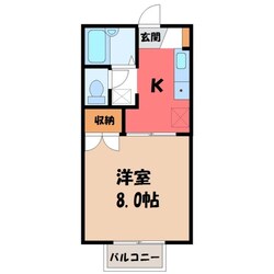 プレジールリバティの物件間取画像